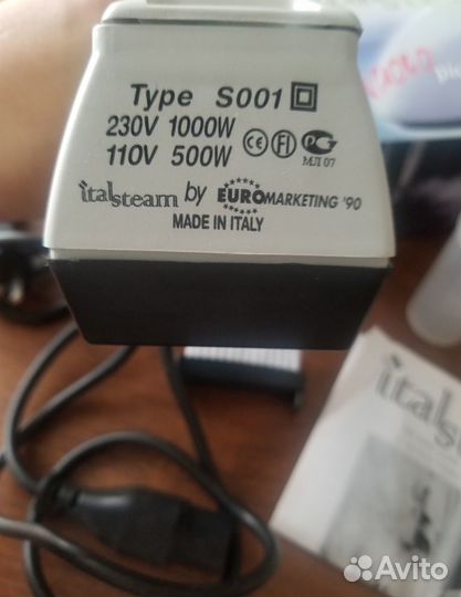 Стимер утюг отпариватель сделано в Италии