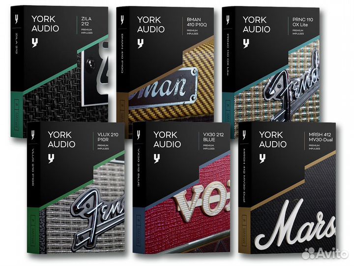 Импульсы гитарных кабинетов York Audio