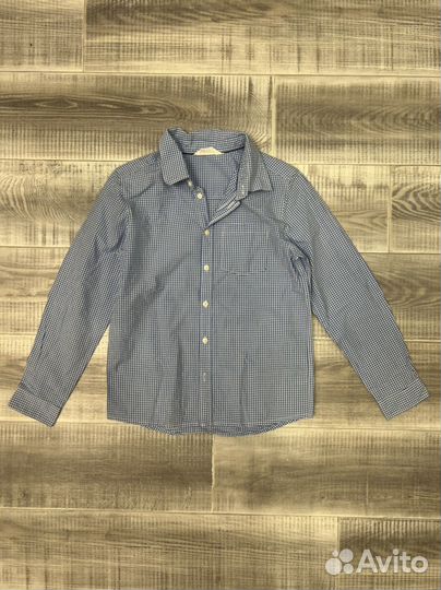 Рубашка детская в клетку 2-6 лет