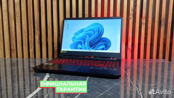 Игровой ноутбук Acer Nitro 5 AN515 на SSD NVMe