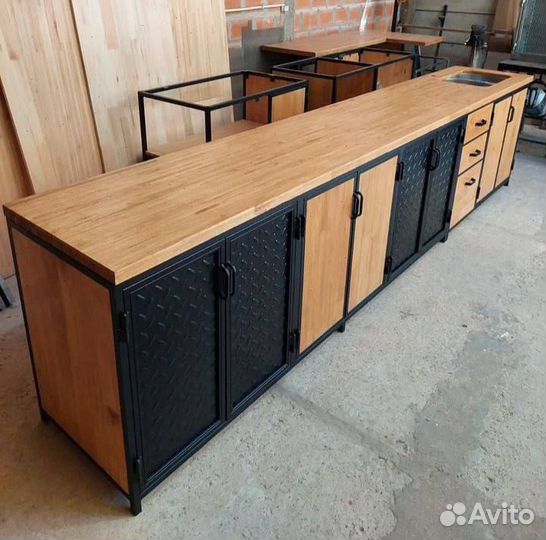 Кухня стильная лофт 