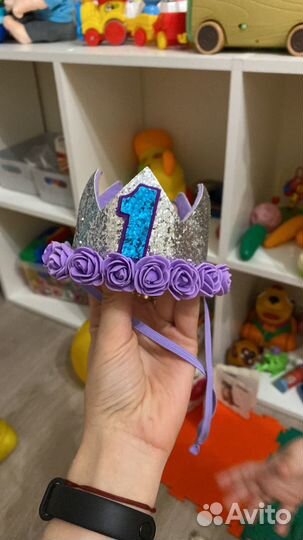 Корона для фотосессии на первый годик