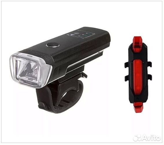 Комлект велофонарей. Передний + задний. Новые