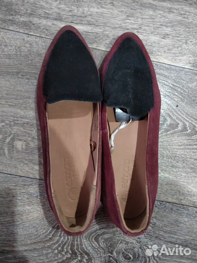 Мокасины женские 37 размер натуральная замша