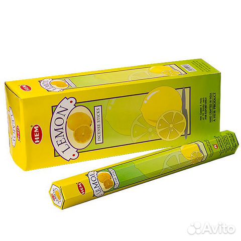 Lemon Лимон - Благовония HEM 20 палочек RU*708