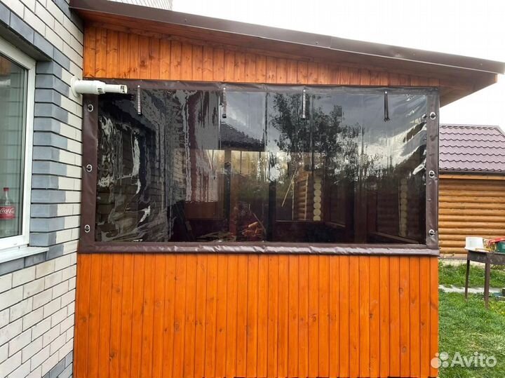 Мягкие окна для беседки