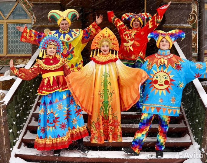 Масленица под ключ скоромохи блины