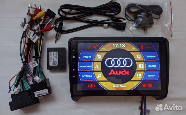 Магнитола 2din Audi TT MK2 8j, 2006-14 г, андроид;