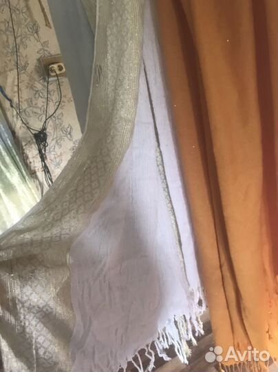 Шелковый платок и теплый