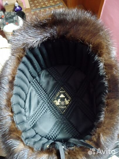 Норковая шапка мужская новая