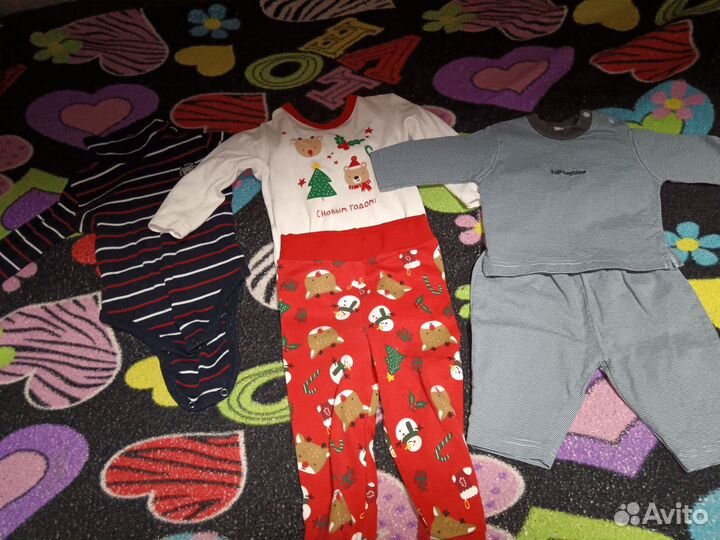 Детские вещи пакетом 68 74 на мальчика