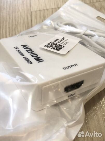 С avi на hdmi Конвертер переходник с RCA в hdmi