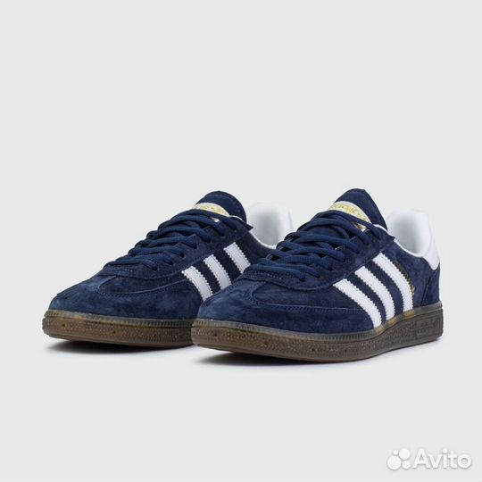 Кроссовки Adidas Spezial Navy White Str. / Gum