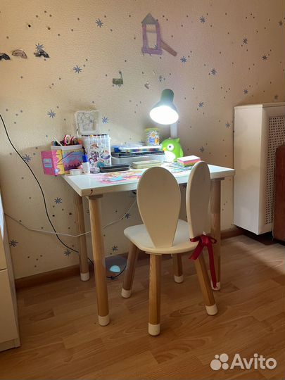 Детский столик и стульчик