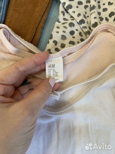 Вещи пакетом для девочки 80-86 zara hm