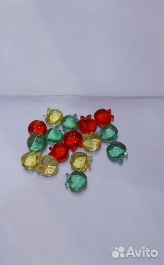Акриловые яблоки для декора