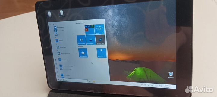 Планшет на windows 10 с клавиатурой