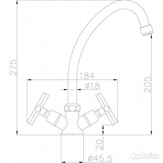 Смеситель для кухни