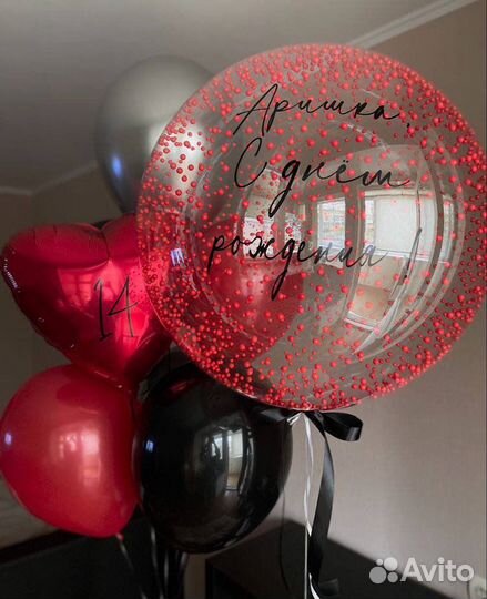 Композиции из шаров с гелием