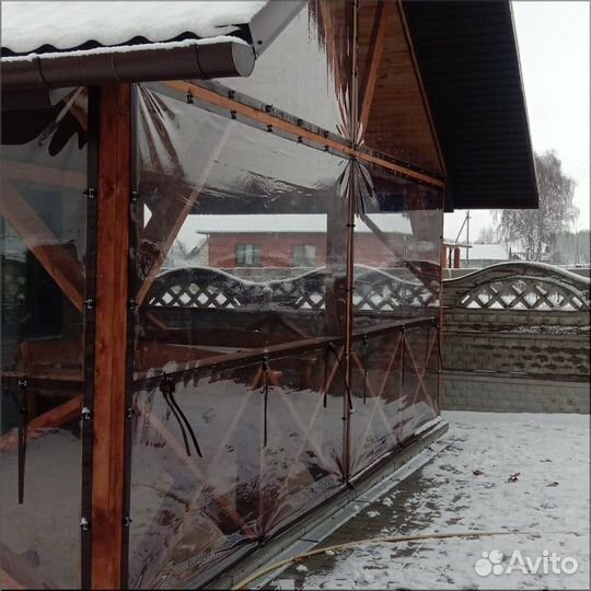 Гибкие окна на веранду