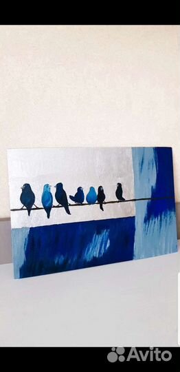 Картина 40х60 акрил+поталь