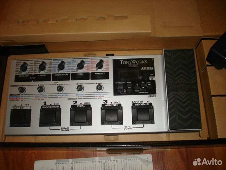 Гитарные процессоры Korg, Digitech, Behringer и тд