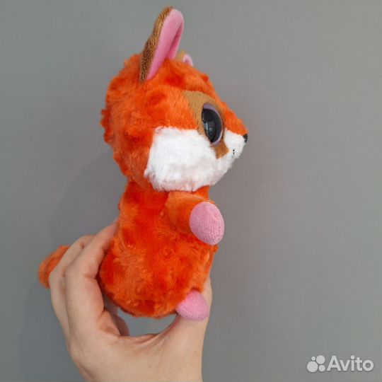 Игрушка мягкая с большими глазами Лисенок