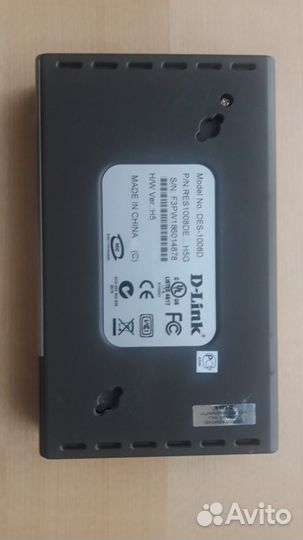 Коммутатор D-Link DES-1008D