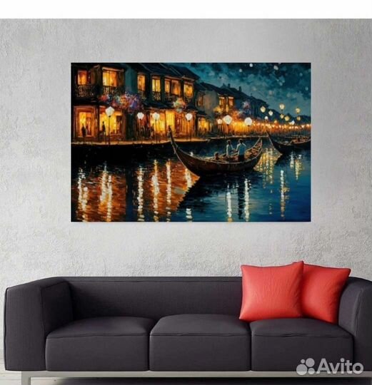 Картина маслом Венеция