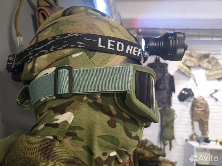 Очки тактические защитные, маска. Опт