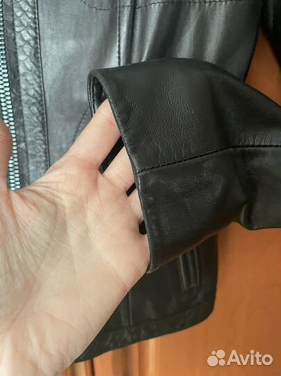 Куртка кожаная