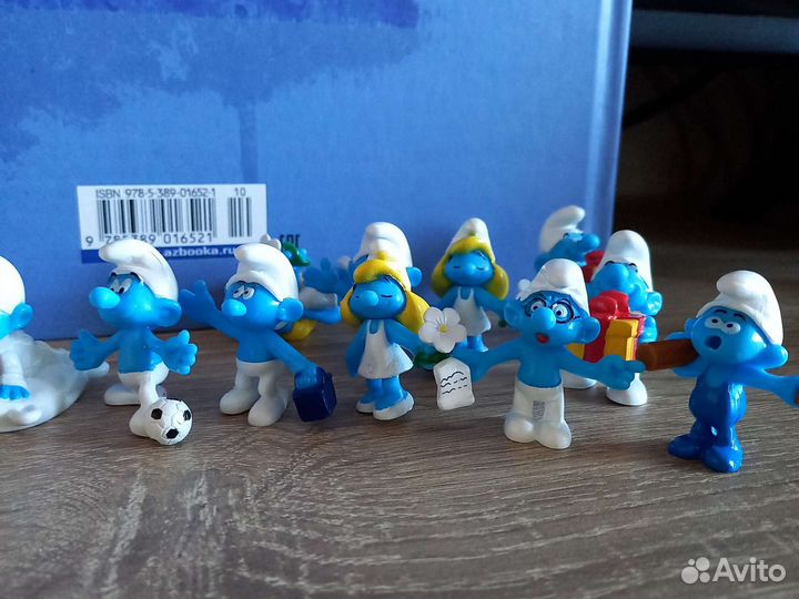 Игрушки из киндера смурфики