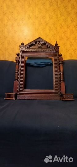 Антикварная рама под зеркало псише