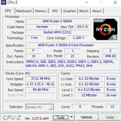 Ryzen 5 5600x