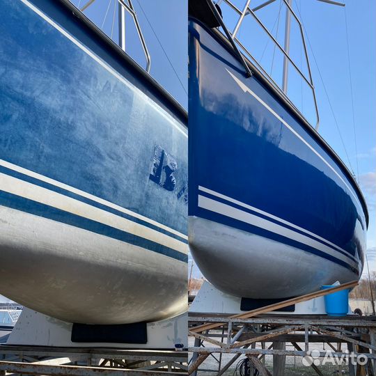 Полировка катеров/гидроциклов/яхт