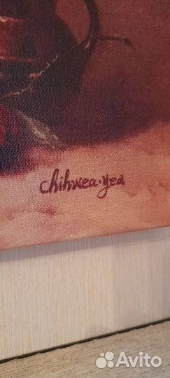 Икея.Картина маслом на холсте