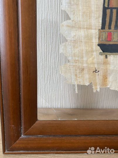 Картина в египетском стиле. Папирус, декор