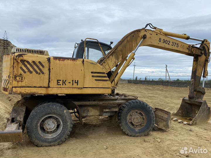 Колёсный экскаватор Твэкс ЕК-14, 2005
