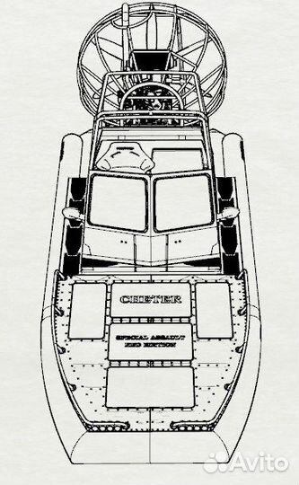 Аэролодка SibEX Читер 130 л.с Атмо Рестайлинг