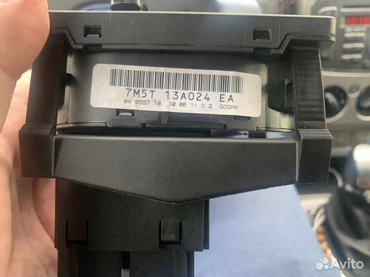 Переключатель света фар ford focus 2 без птф