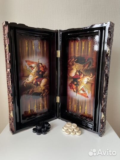 Нарды, шахмат и шашки 3в1