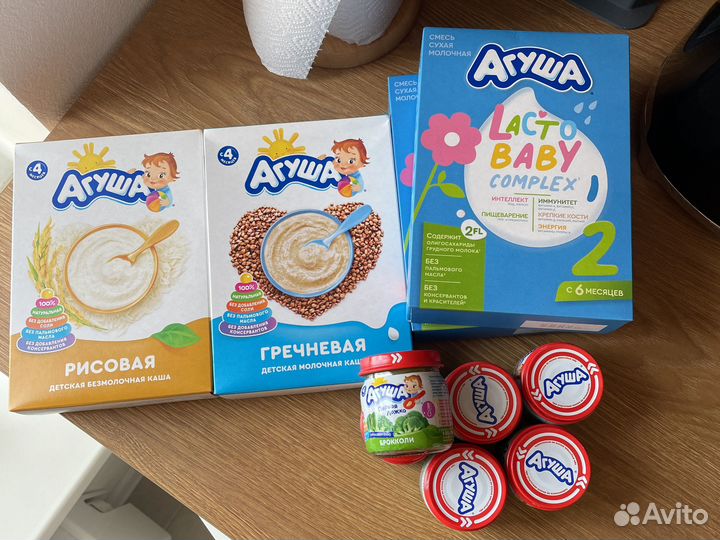 Сухая смесь агуша 2