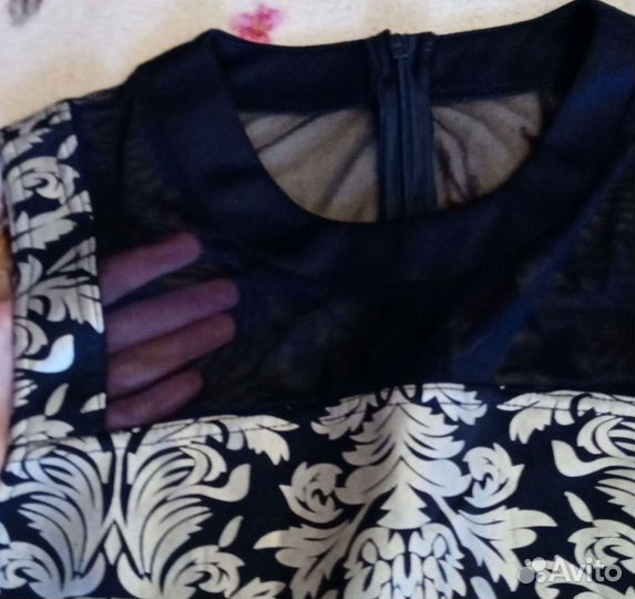 Вечернее платье с баской