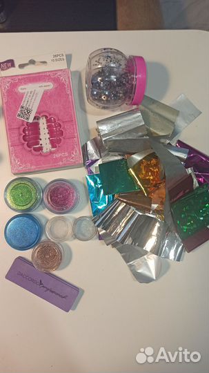 Большой пакет гель лаков и дизайна