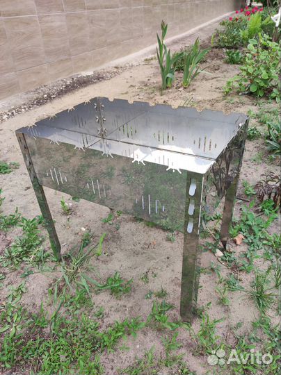 Мангал из нержавейки разборный