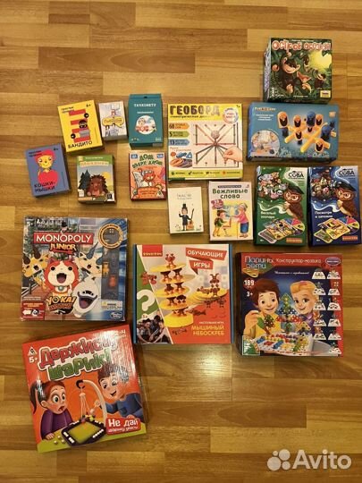 Настольные и развивающие игры