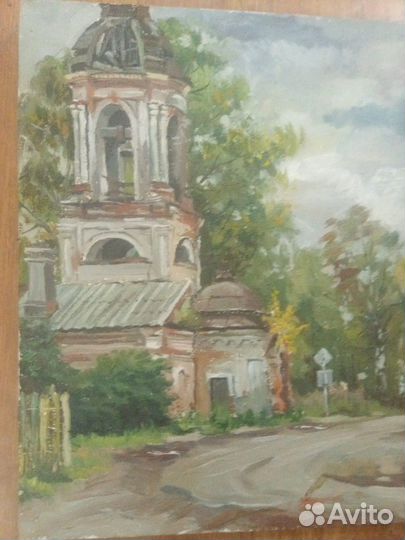 Картина маслом холст Баканов