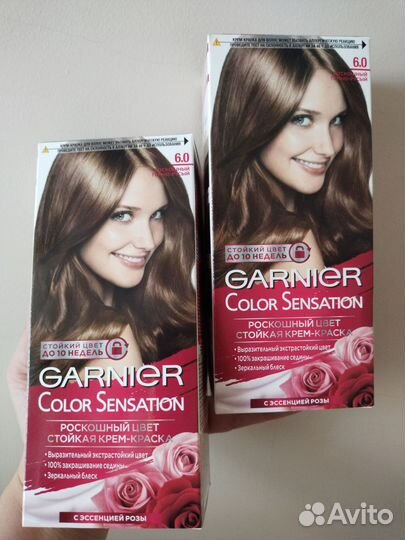 Краска для волос Garnier Гарньер 6.0 темно-русый