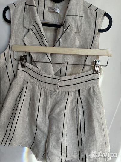 Костюм из льна Brunello Cucinelli