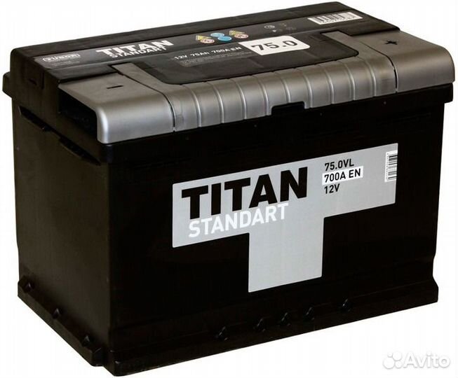 Аккумулятор Titan Standart 75 ач